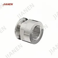 Adaptador mascle fixat en acer inoxidable