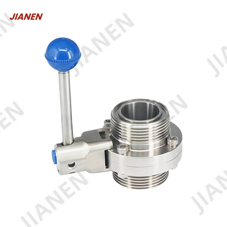 Threaded Butterfly Valve With Pull Handle